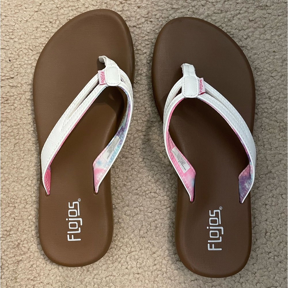 Flojos Flip flops Women’s white sandals